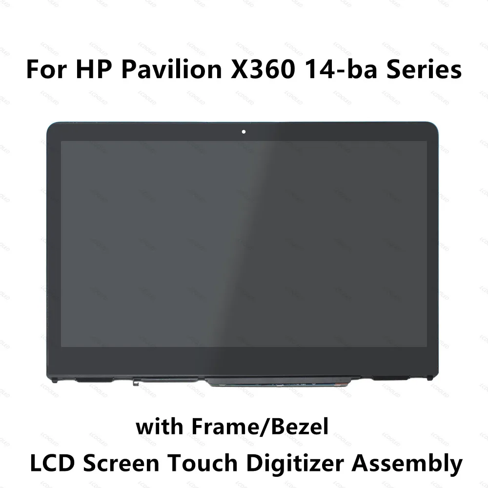 Для HP Pavilion X360 14 ba058tu ba065tu ba066tu ba069tu ba074tu Полный ЖК дисплей сенсорный экран в сборе +