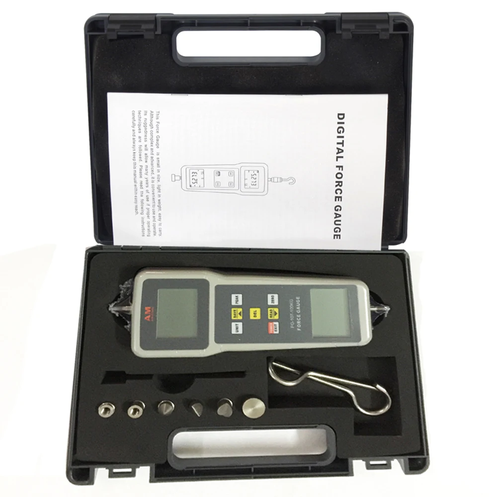 Цифровой измеритель силы цифровой толчок напряжения 9 8n 980N|force gauge|digital force gaugetension