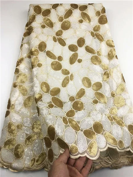 Новейшая французская кружевная ткань, высокое качество африканская Тюль кружевная ткань для свадьбы нигерийские вечерние платья - Цвет: 4