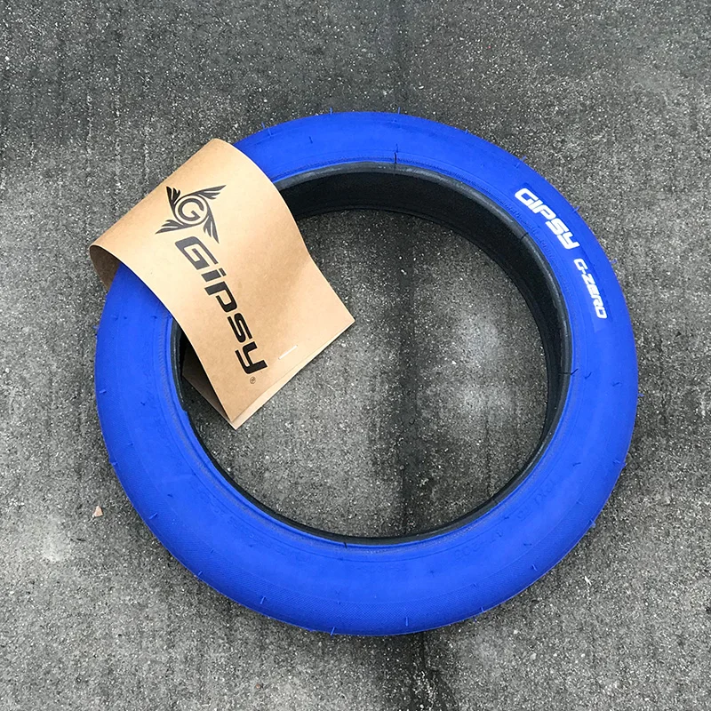 12 inch bike tire 12*1.75 balance bicycle tire colorful tires for competition light tire - Цвет: blue