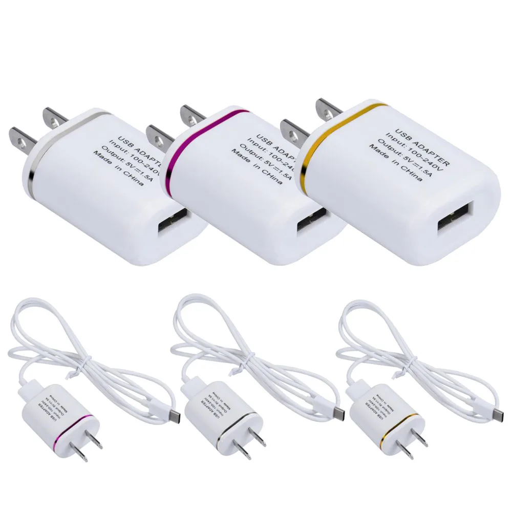 Mokingtop Mobile Phone Charger US Plug Wall USB Charger