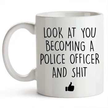

Police Coffee Cup 11 Ounce Police Academy Graduation Gifts Police Officer Gifts