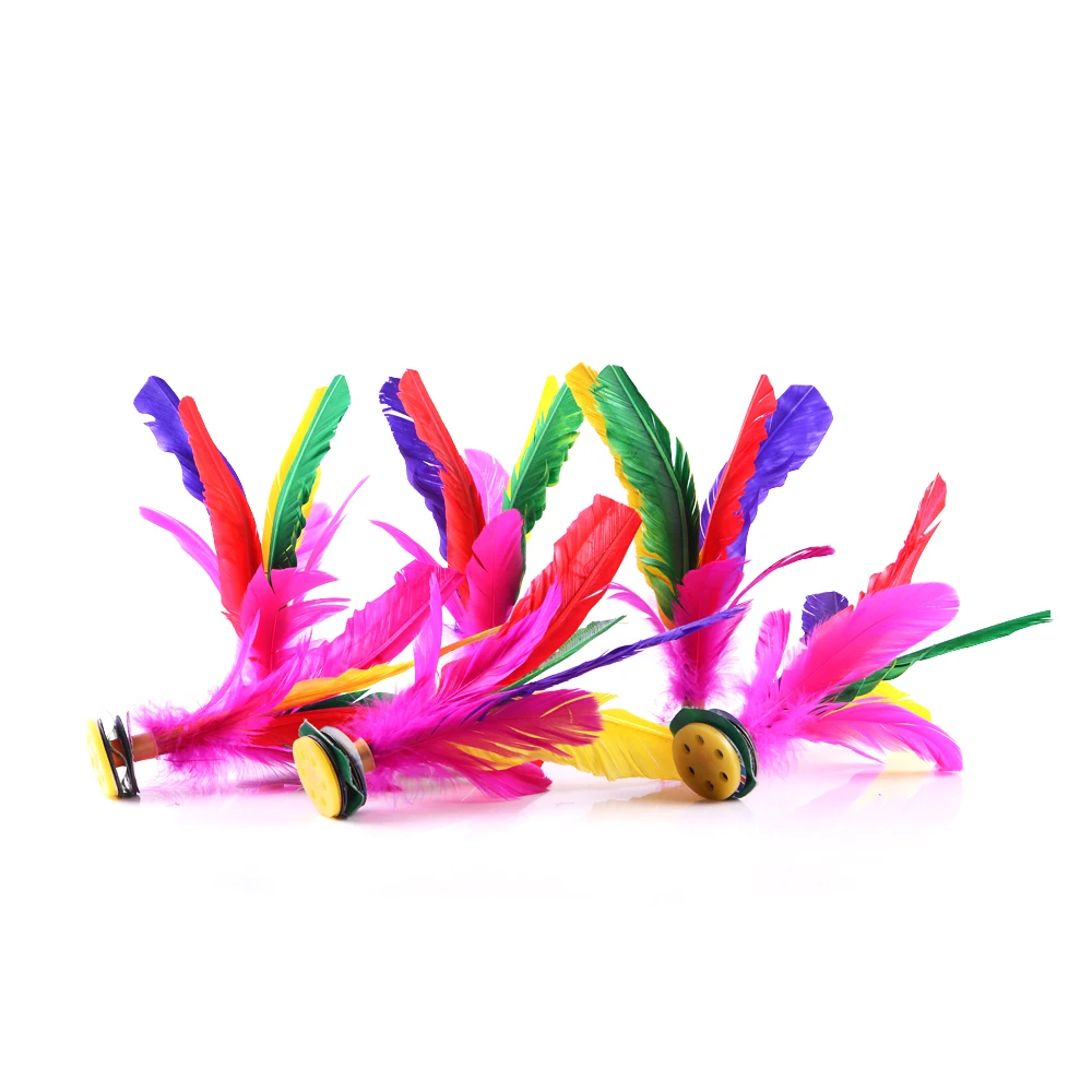 

Wholesale Kick Feather Shuttlecocks 40PCS Lenwave Brand Badminton Big Size 21CM Original China Jianzi Shuttlecock