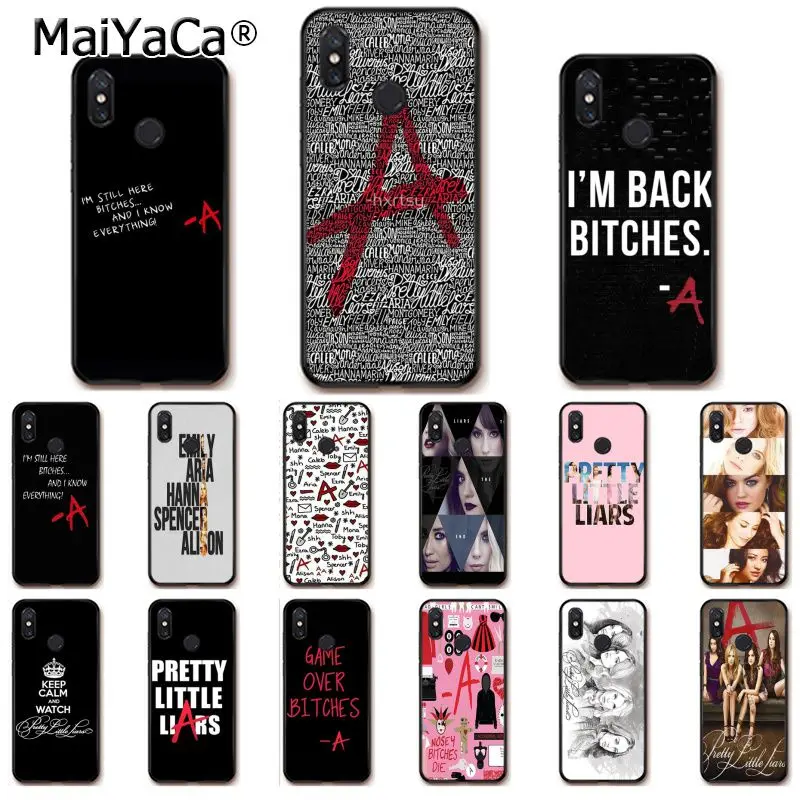 

MaiYaCa Pretty Little Liars PLL TV Show Phone Case for Xiaomi Redmi8 4X 6A S2 7A 5A Redmi 5 5Plus Note5 7 Note8pro