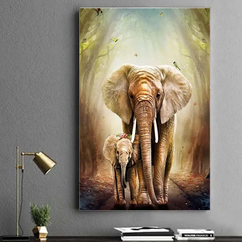 

5d diy Diamond Painting Elephant Animal,cross Stitch,Diamond Embroidery,Full Square/Round Rhinestones,Decor Home