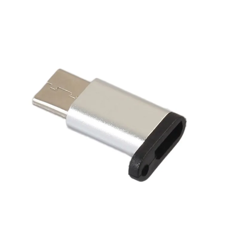 Алюминий Тип-C на Micro USB адаптер USB3.1 зарядный кабель данных Converte Подключите USB C конвертер hot