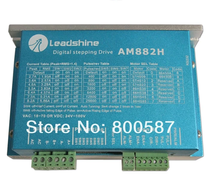 

Leadshine 2 phase High precision stepper drive AM882H Digital step motor driver