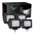 4 “pollici 18 W 72 W HA CONDOTTO LA Lampada Della Luce di Lavoro per il Motociclo Trattore Boat Off Road 4WD 4×4 del camion SUV ATV Spot Flood 12 v 24 v