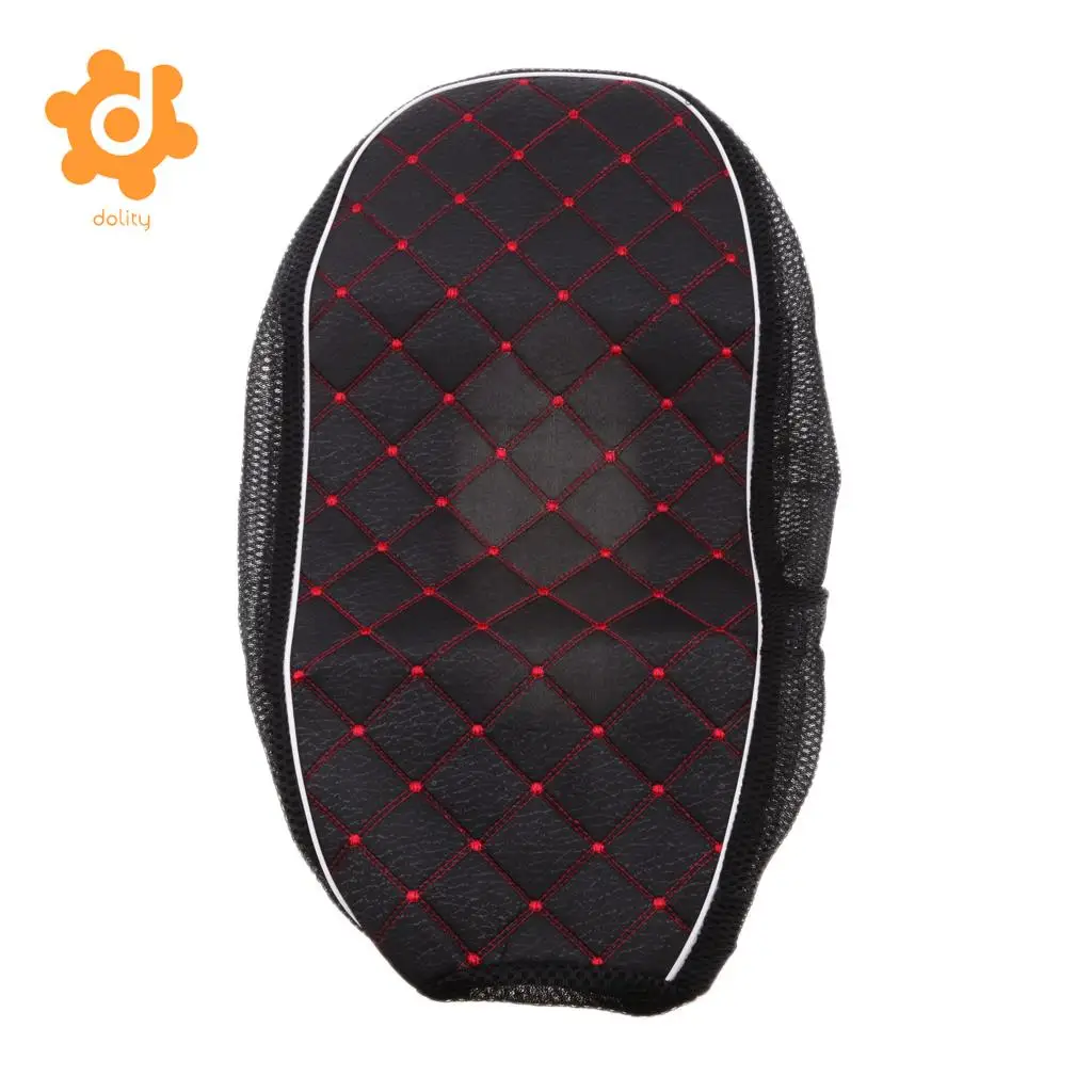 Black Motorcycle Electric Car Scooter Waterproof Seat Cushion Cover M