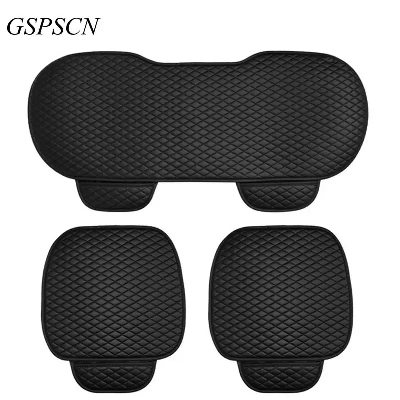 New Pu Leather Car Seat Cushion Cover Four Seasons General Car Seat Cushions Car Front Back