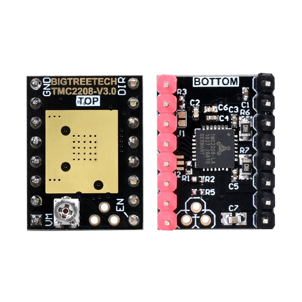 BIGTREETECH TMC2208 V3.0 Драйвер шагового двигателя UART VS TMC2209 TMC2130 для SKR V1.3 плата управления Ramps 1,4 MKS части 3d принтера