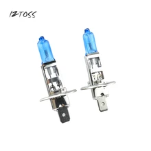 IZTOSS 2 шт. H1 галогенные лампы 12 V 100 W 5000 K супербелые галогеновые лампа автомобильная лампы для передних фар Фонарь для легкового автомобиля