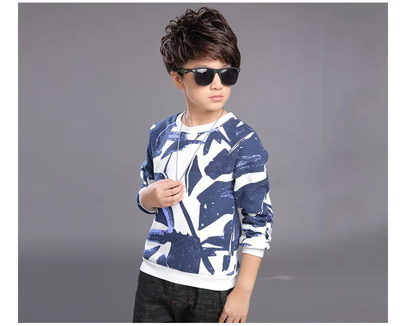 New 2018 Fashion Printed Teenage Baby Boys Cotton T-Shirts For Boys Long Sleeve Tops Children Spring Autumn Hoodies Kids Tees Clothes (10)
