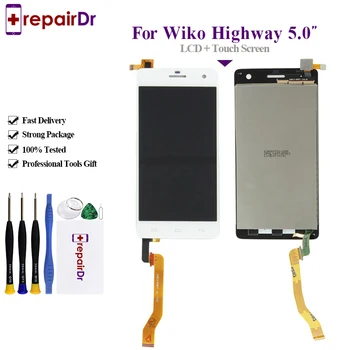 

Tested For Wiko Highway LCD Display +Touch Screen Assembly 5.0'' For Highway Lcd Screen+Tools