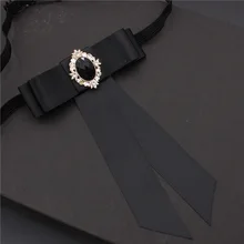 Для мужчин и женщин, Свадебный воротник, галстук-бабочка, новинка, эластичная лента, сплав, горный хрусталь, кристалл, галстук, индивидуальная бабочка, лента, галстук-бабочка