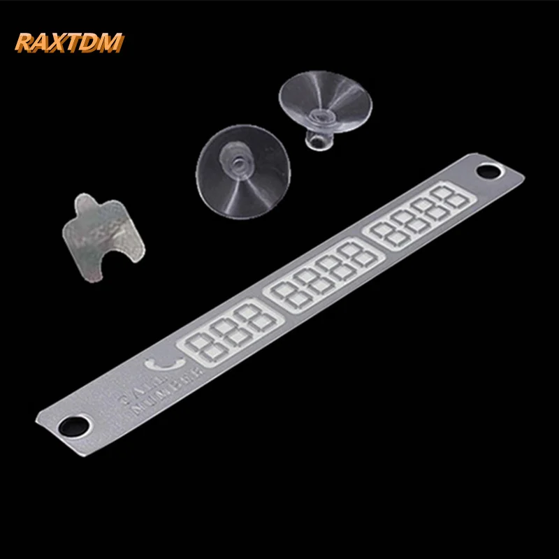 

Temporary Parking Card Luminous Phone Number Card Plate For Lada Priora Sedan sport Kalina Granta Vesta X-Ray XRay