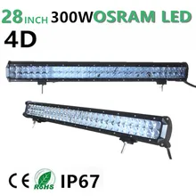 28″ inch 300W LED Work light Bar for SUV ATV UTV 4WD 4X4 Tractor Trailer Offroad Roof Light Bar Driving light Combo