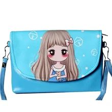 Свежие женские сумки для девочек из искусственной кожи с героями мультфильмов сумки-почтальонки с рисунком сумка на плечо телефон монета сумка Прямая поставка