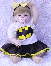 Best Price full Silicone Vinyl Reborn Baby Dolls 55cm For Girls non-toxic Bebe Reborn Doll Girls Accompany Toy children best Birthday Gift