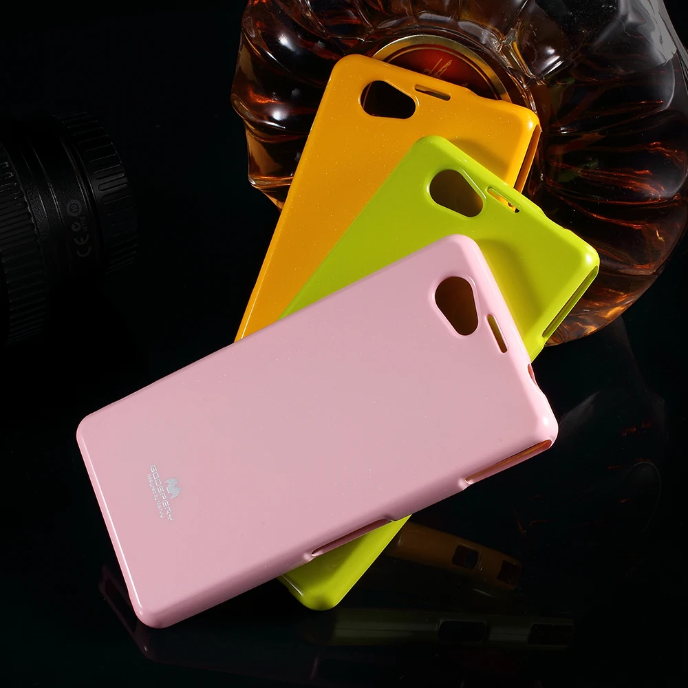 Для Sony Xperia Z1 Mini Compact D5503 Меркурий GOOSPERY Glittery Порошок ТПУ Чехол для |