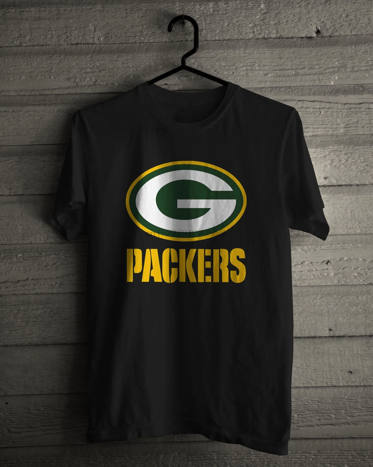 

The Packers T Shirt Professional American Footballer Team Black Tee 2019 Short Sleeve Cotton T Shirts Man Clothing