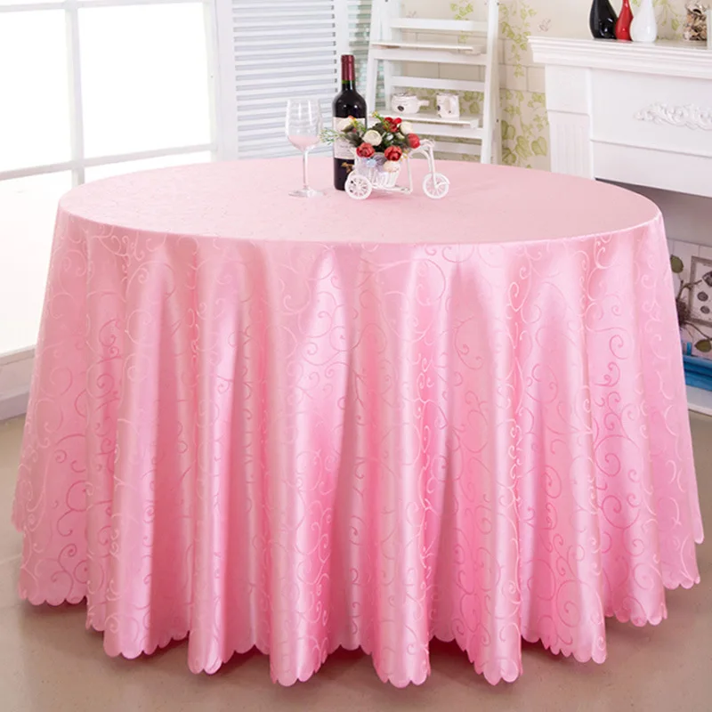 

Thick Solid Color Round Table Cloth Cover Modern Polyester Tablecloth Coffee Table Furniture Dustproof Cover Home Decor