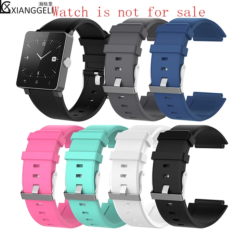Accesorios de reloj, último de 2018 para Sony smartwatch 2 SW2, correa de silicona para deportes al aire libre para hombres y reloj| - AliExpress