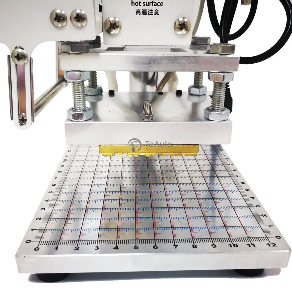 5 см* 7 см цифровая Горячая фольга штамповочная машина 110 В/220 В ПВХ кожаная бумага для тиснения логотипа тиснения принтер давление Марка машина инструмент