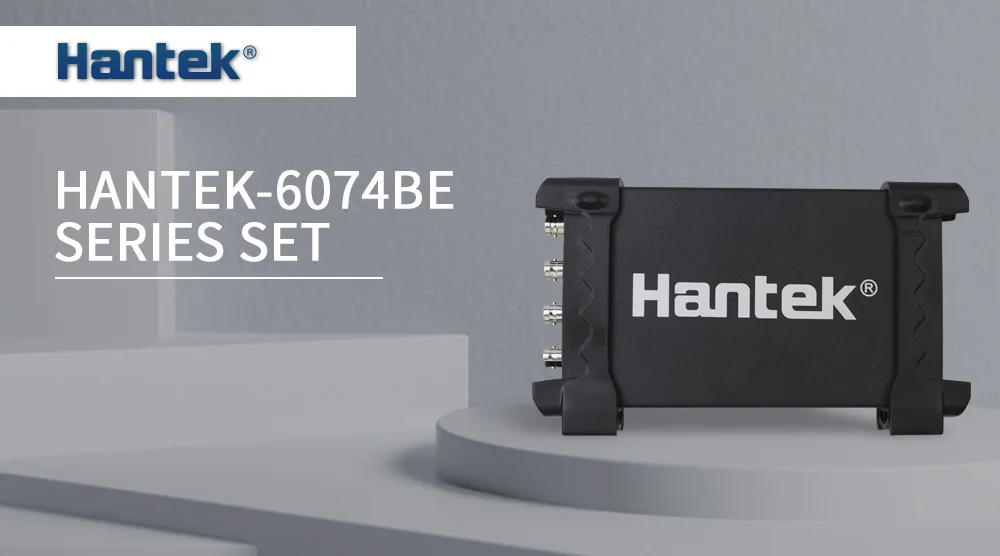 Hantek автомобильный Осциллограф портативный USB осциллограф для ПК 6074BE bc bd USB 2,0 интерфейс 4CH 70 МГц более 80 типов с зондами