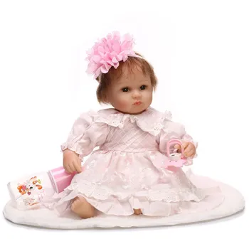 

Realistic reborn babies dolls 42cm silicone newborn baby dolls for children gift cloth body bebe alive reborn bonecas