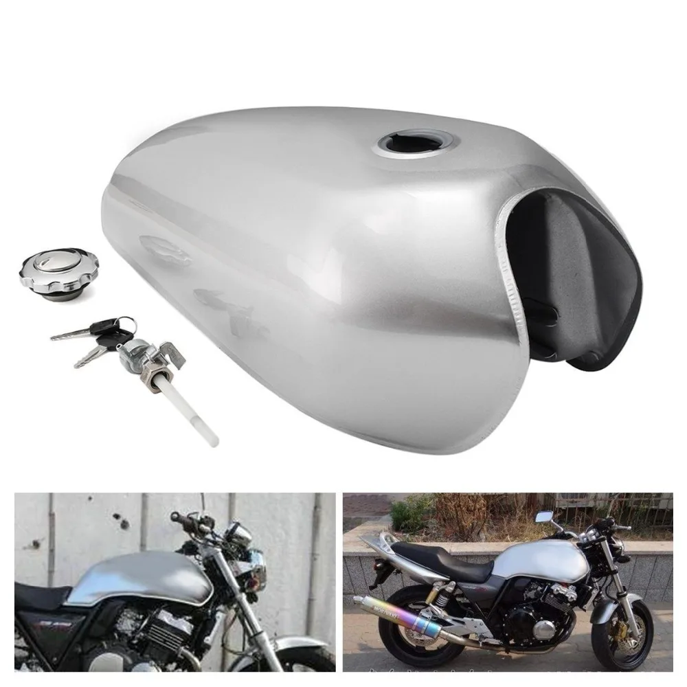 Cafe Racer Tank 9L Motorcycle Vintage Fuel Gas Can Retro Petrol Tanks For Honda CG125 CG125S CG250 Cafe Racer Tank 9L Motorcycle Vintage Fuel Gas Can Retro Petrol Tanks For Honda CG125 CG125S CG250