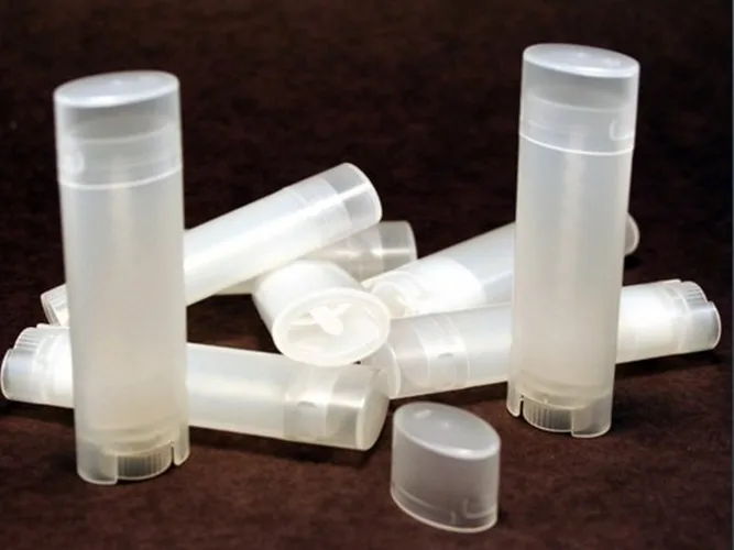 Lot of 20pcs Clear Oval Lip Balm Tube 4.5g 0.15oz Deodorant Container