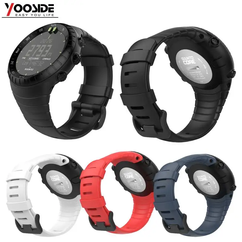 YOOSIDE Classic Replacement TPU Waterproof Sport Soft Wrist Band Strap for Suunto Core Smart Watch Wristband | Электроника