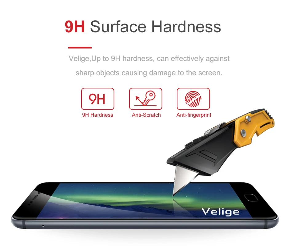 Velige Full Cover Tempered Glass For Meizu MX6 MX 6 Screen Protector 0.3MM Real 2.5D 9H Hardness Protective Glass Film (10)