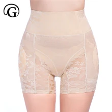 M-4XL для женщин, съемные подушечки для увеличения ягодиц, нижнее белье для бедер, сексуальные трусики до середины талии