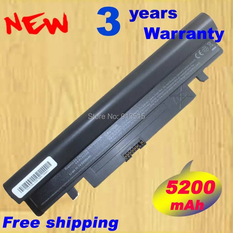 Free shipping New 5200 mAh BATTERY FOR SAMSUNG N145 N148 N150 N250 N250P N260 N260P Plus Black Free shipping New 5200 mAh BATTERY FOR SAMSUNG N145 N148 N150 N250 N250P N260 N260P Plus Black