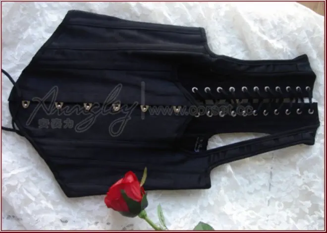 Пользовательские черный ремень похудения талии под грудью корсет|waist training underbust
