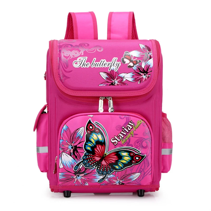 

New Girls School Backpack 3D Cartoon Orthopedic Primary School Bags Girls 6-10 Years Children Bookbag Kids Satchel Knapsack Girl