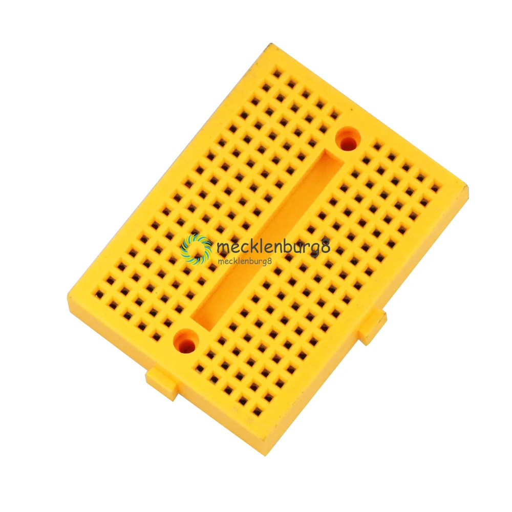

Yellow SYB-170 Yeminiature solderless prototype experimental test Layout 170 communication points for arduino diy kit
