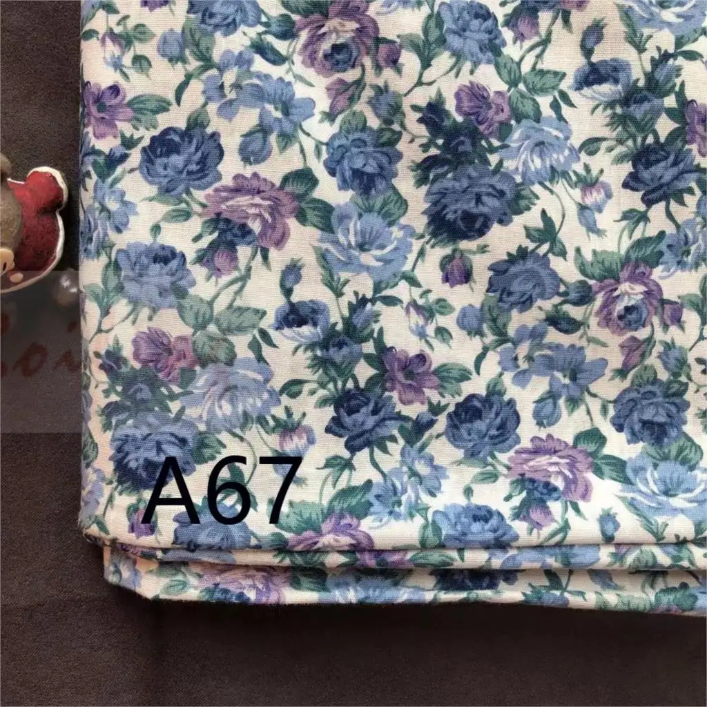 50*145 см цветочный из хлопчатобумажной ткани счетчики для детей infantiles платья подушки одеяло постельные принадлежности Простыня швейная ткань материал D30 - Цвет: BB041