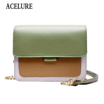 

ACELURE Women Messenger Bag Chain Leather Small Bags Ladies Clutch Mini Shoulder Bags New arrive Sweet crossbody bags