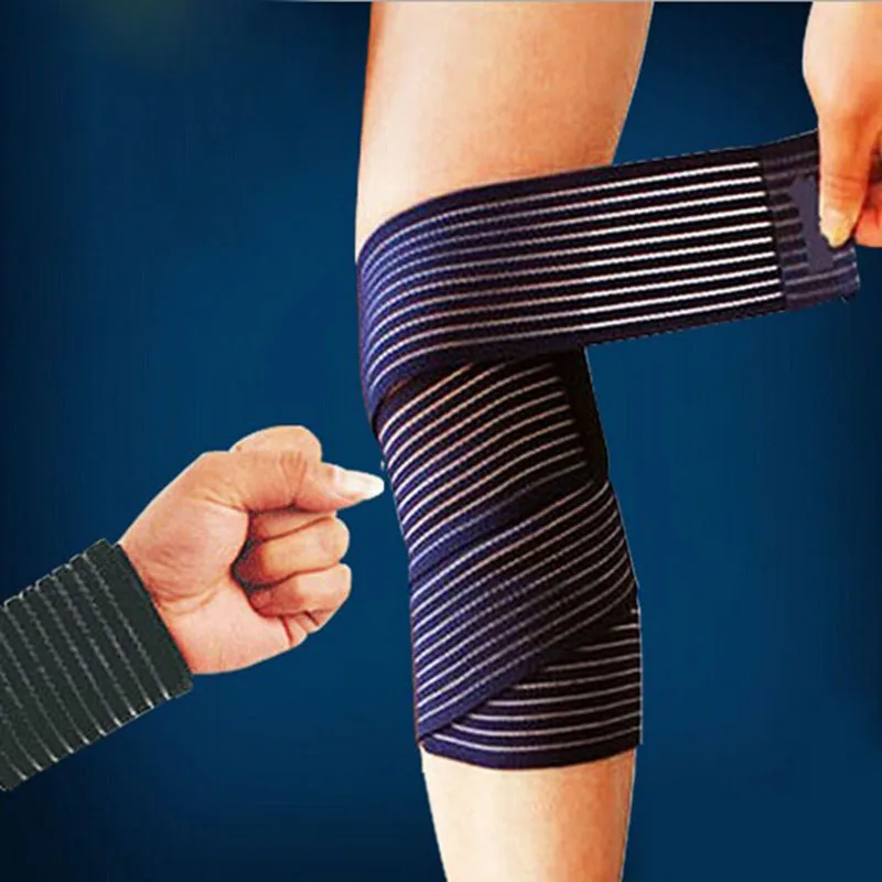 New Knee Elbow Wrist Ankle Bondage Cuff Support Wrap Sport Bandage Compression Strap Belt Fitness Gym Brace Tape Elastic Band