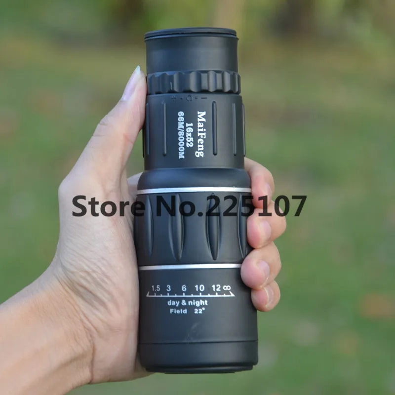 أحادي تلسكوب المزدوج التركيز الأخضر فيلم البصرية الصيد السياحة نطاق واحد أنبوب التلسكوب مناظير للبالغين طفل