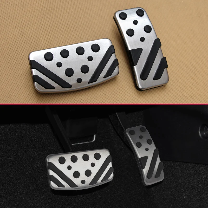 

Non-Slip Car Gas Brake Pedal For Mitsubishi Outlander Sport Eclipse ASX Lancer RVR No Drill Stainless Steel Pad Accessories