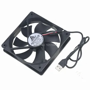 

1Pieces Gdstime DC 5V USB 1500RPM 0.2amp 120mmx25mm 120mm Fan PC Computer Case Cooling Cooler