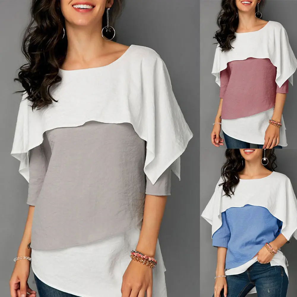 Autumn New Fashion Women Tops Women's Loose Crew Autumn New Fashion Women Tops Women's Loose Crew