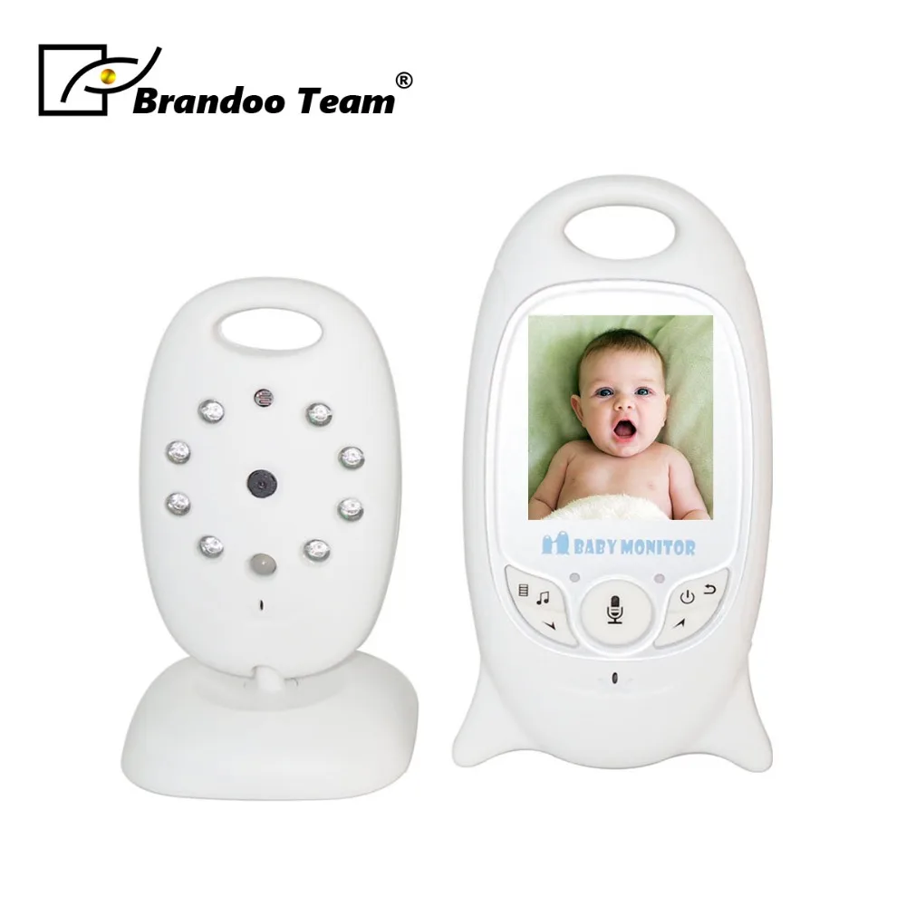 Video baby monitor 2.0 inch LCD 2 way talk Temperature monitor Lullabies IR Night vision baba electronics baby sitter