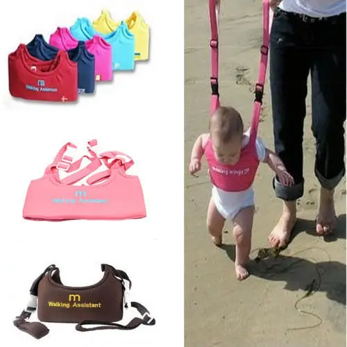 G104Free Shipping 1PC Baby Safe Learning Walk Aid Assistant Toddler Kid Harness Adjustable Strap New | Мать и ребенок