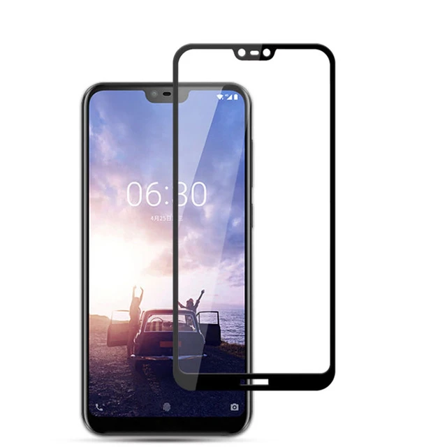 

3D Tempered Glass For Nokia X6 2018 Full Cover 9H Protective film Explosion-proof Screen Protector For Nokia 6.1 Plus TA