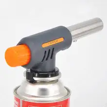 Горячая бутан газ Авто запальник Горелки Зажигалка Сварка открытое Дачное барбекю Путешествия пламя пистолет огнемет
